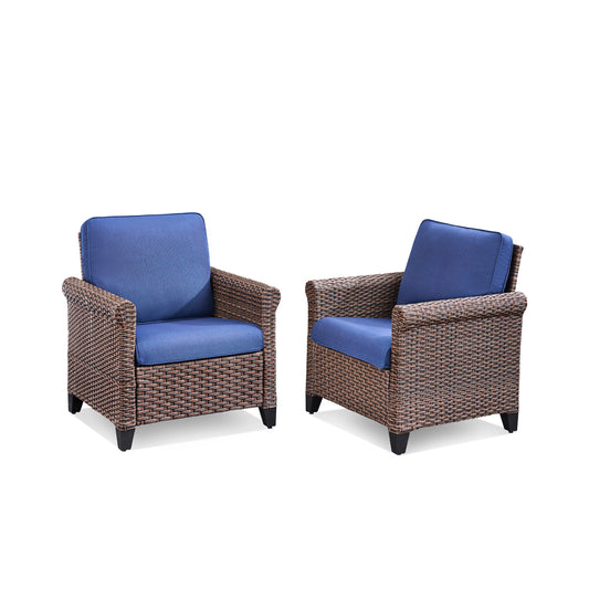 99 Series 2-Piece Outdoor Wicker Patio Armchairs